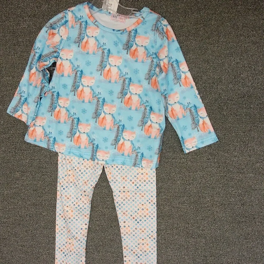 Pete and Lucy Fox Top and pant set